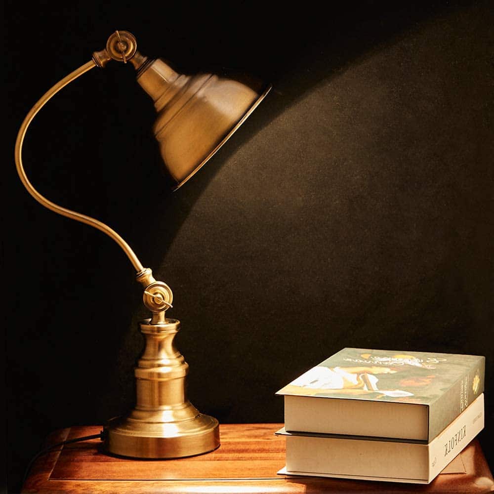 Brass Vintage Desk Lamp