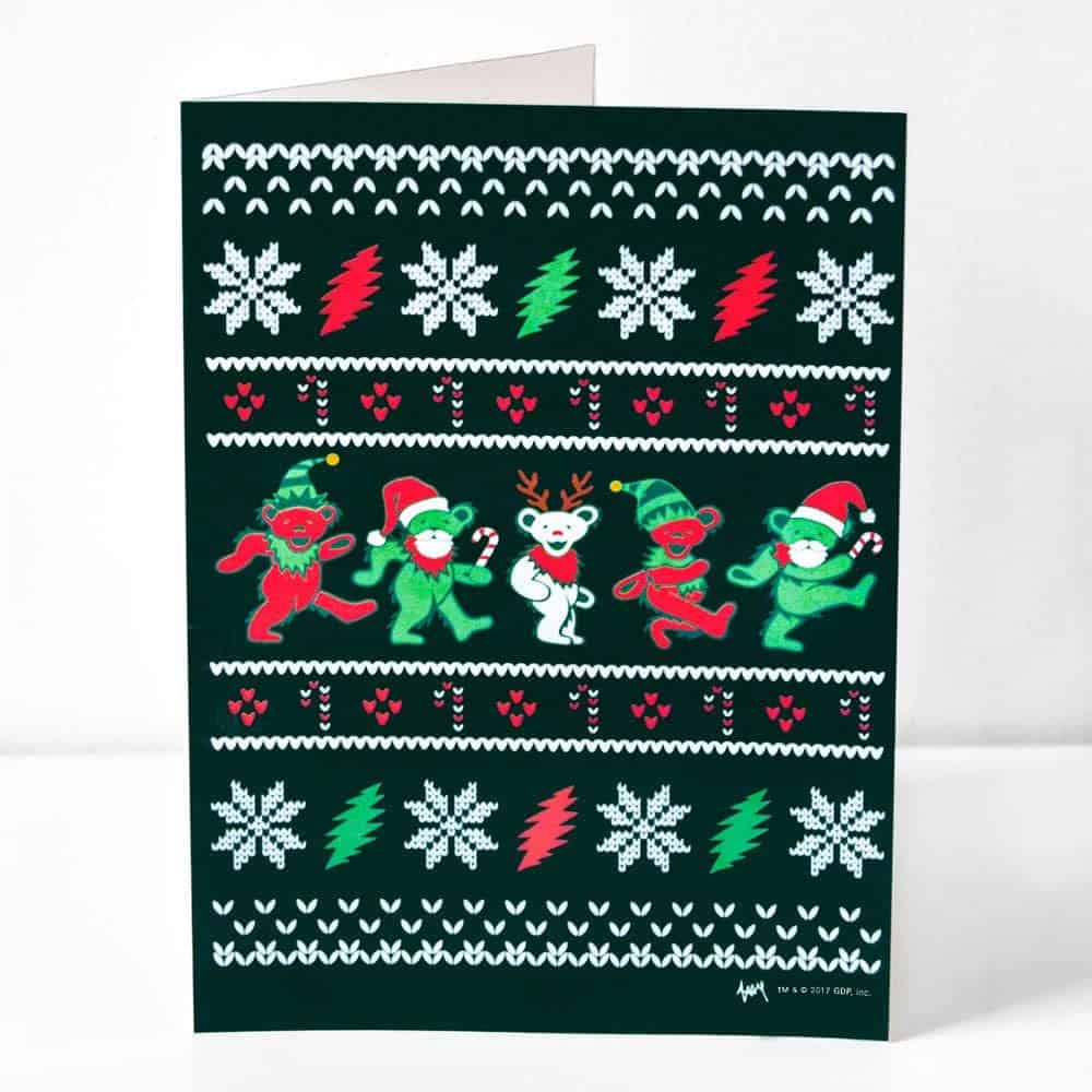 Grateful Dead Ugly Christmas Sweater Cards