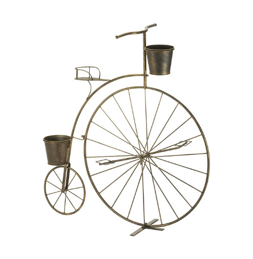High-Wheel Bicycle Planter Stand