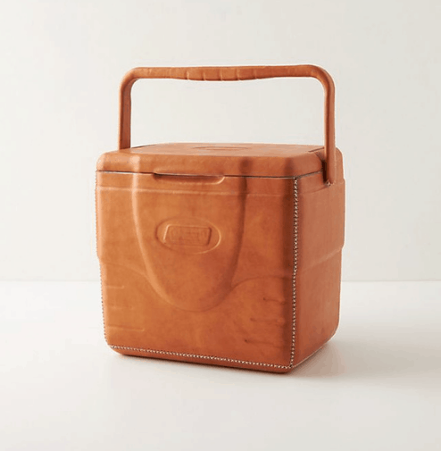 Leather-Wrapped Cooler