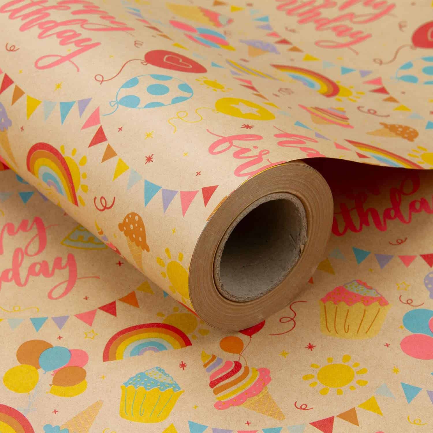 Ruspera Kraft Wrapping Paper Rolls