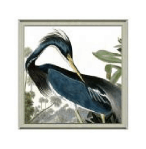 The Great Blue Heron Framed Archival Paper Wall Art