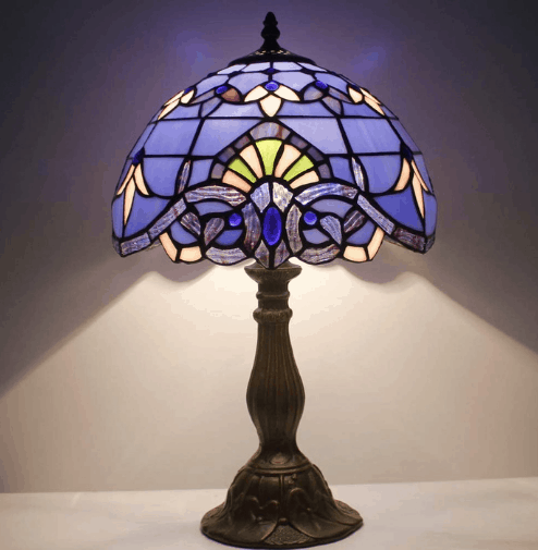 Tiffany Glass Stained Reading Lamp