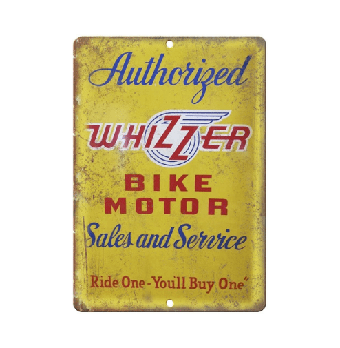 Whizzer Dealer Sign