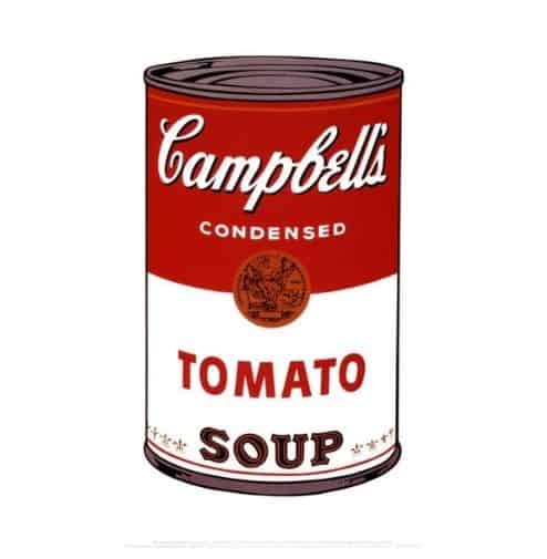 Andys Campbell's Soup Cans