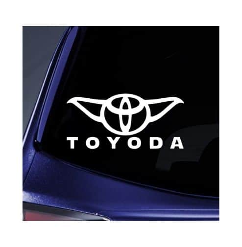 Toyoda Yoda Sticker