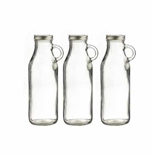 Kubiak Clear Glass Bottles
