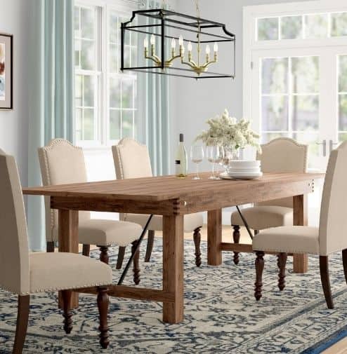 12 Vintage Kitchen Tables You Need For, How Far Off Dining Table Should Light Be