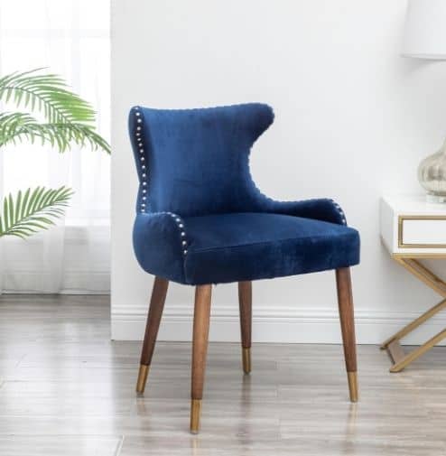 Lindale Contemporary Velvet Upholstered Chair